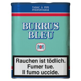 Burrus PfeifenTabak Dose - Blau (1 x 200g)