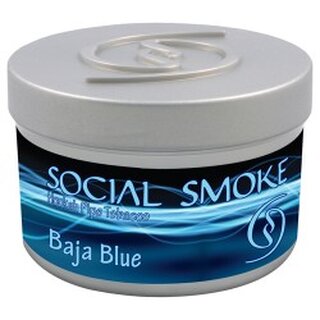 SocialSmoke ShishaTabak - Baja Blue (1 x 100g)