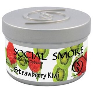 SocialSmoke ShishaTabak - Strawberry Kiwi (1 x 100g)
