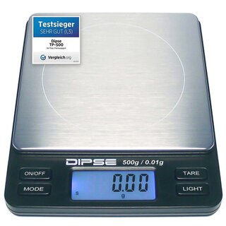 Dipse Feinwaage - TP-500 (500g/0.01g)