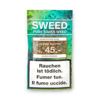 Sweed Indoor MiniBuds - Super Silver Haze (CHF45.00/10g)