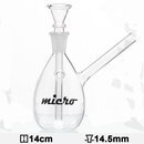 Bong Glass 14cm - Micro Rund (1 Stk)
