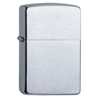 Zippo Sturmfeuerzeug Benzin - Brushed Chrome (1 Stk)