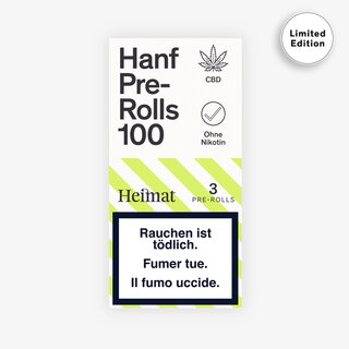 Heimat Zigaretten Prerolled - Hanf (1 x 3Stk)