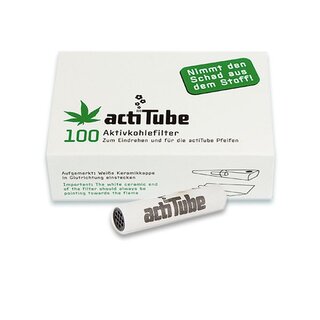 actiTube Aktivkohlefilter Regular (10 x 100 Stk.)