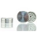 Alu Grinder 2-teilig 50mm Plain Silber