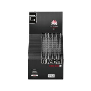 GIZEH KingSize - Black (50 x 34Stk)