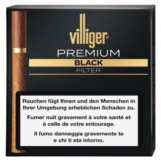 NP0610 Villiger Cigarillo - Premium Black Filter (5 x 20Stk)