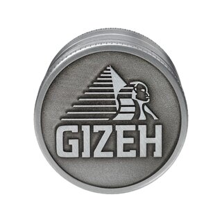 GIZEH Grinder Alu 50mm - 4Parts Silver (1 Stk)