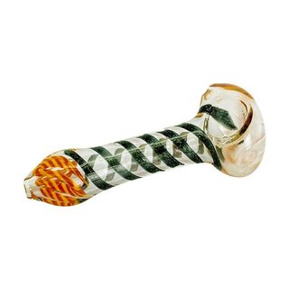 Pipe Glass - Orange/Black (1 Stk)