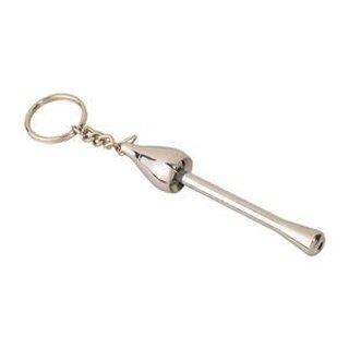 Pipe Metal 9cm - Mushroom Chrome (1 Stk)