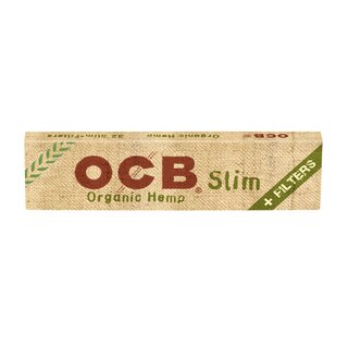 OCB KingSize Slim +Tips - Organic Hemp (32 x 32Stk)