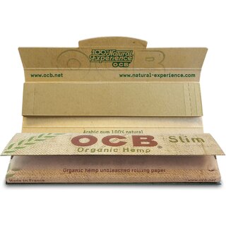 OCB KingSize Slim +Tips - Organic Hemp (32 x 32Stk)