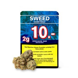 Sweed Indoor Bl�ten - Super Silver Haze (CHF10.00/2g)