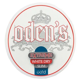 Odens Snus - Extreme White Cold Dry Slim (1 x 10g)