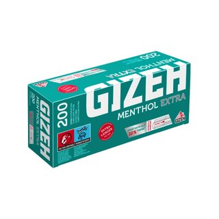 GIZEH H�lsen - Menthol Extra (1 x 200Stk)