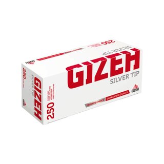 GIZEH H�lsen - Silver Tip (1 x 250Stk)
