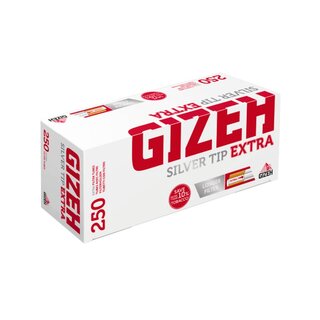 GIZEH H�lsen - Silver Tip Extra (1 x 250Stk)