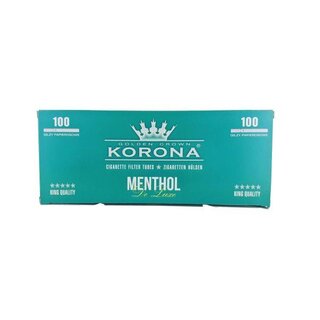 Korona Zig. H�lsen Deluxe Menthol (100 Stk.)