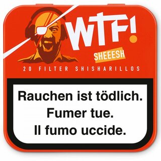 WTF Cigarillo - FilterShisharillos Sheeesh (5 x 20Stk)