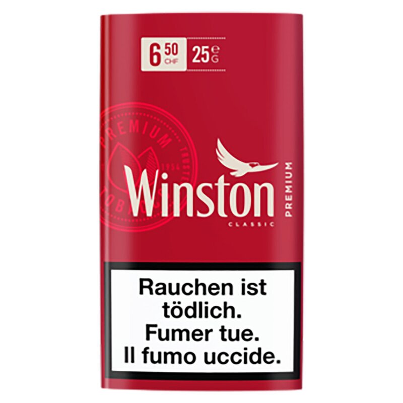 Winston Classic - Beutel kaufen - Kings Castle Tabakgrosshandel, 65.00 CHF