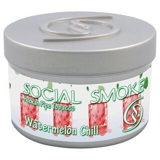 SocialSmoke ShishaTabak - Watermelon Chill (1 x 250g)