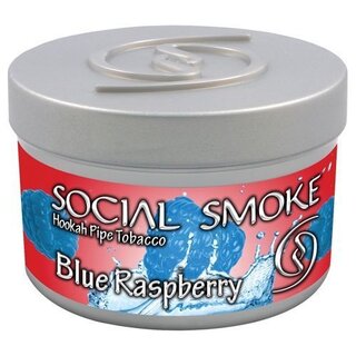 SocialSmoke ShishaTabak - Blue Raspberry (1 x 200g)