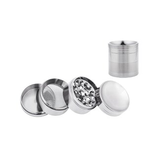 Dreamliner Grinder Alu 40mm - 4Parts Silver (1 Stk)
