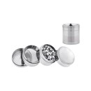 Dreamliner Grinder Alu 40mm - 4Parts Silver (1 Stk)