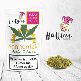 Sonnenfeld CBD Indoor Bl�ten - H�iQueen (CHF19.50/3.25g)