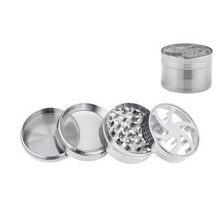 Dreamliner Grinder Alu 52mm - 4Parts Silver (1 Stk)