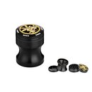 SuperHeroes Grinder Alu 50mm - 4Parts Black/Gold (1 Stk)
