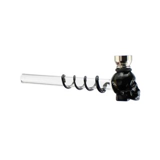 Dreamliner Pipe Glass 14cm - Skull (1 Stk)