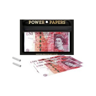 Power Papers - King Size +Tips - Pound Sterling (12  x 12...