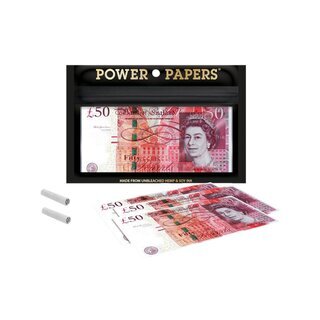 PowerPapers KingSize - Pound Sterling +Tips (12 x 12Stk)