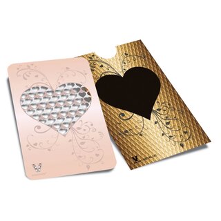 Grinder Card Gold Heart