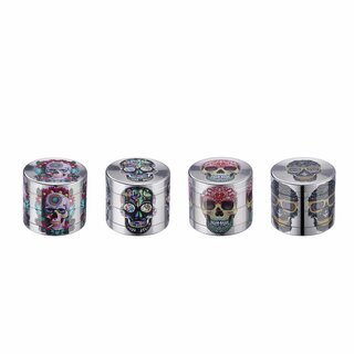 Grinder Alu 40mm - 4Parts Mini Skull (1 Stk)