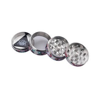 Grinder Alu 40mm - 4Parts Mini Skull (1 Stk)