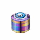 Grinder Alu 50mm - 4Parts Red Eyes Rainbow Blue (1 Stk)