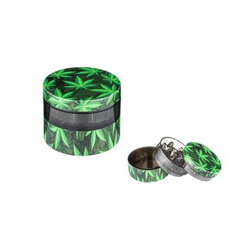 Dreamliner Grinder Alu 54mm - 3Parts Hemp Leaves (1 Stk)