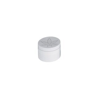 SuperHeroes Grinder Alu 47mm - 4Parts Skull White Hemp Leaf (1 Stk)
