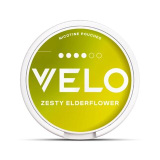 VELO - Zesty Elderflower 4/6 (5 x 16.8g)