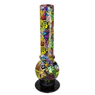 Bong Acryl 32cm - Street Art Graffiti (1 Stk)