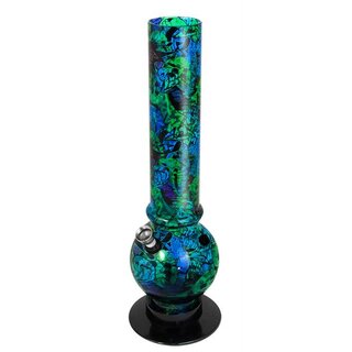 Bong Acryl 32cm - Street Art Graffiti Blau (1 Stk)