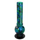 Bong Acryl 32cm - Street Art Graffiti Blau (1 Stk)