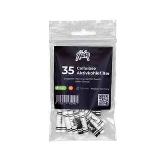 Kailar - Aktivkohlefilter Slim Mix Black & White (10 x 35 Stk.)