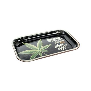 RollingTray 27.5x17.5cm - Give your brain a break (1 Stk)