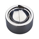 ChampHigh Kippaschenbecher Metall 12cm - Silber (1 Stk)
