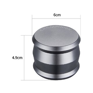 ChampHigh Grinder Alu 60mm - 4Parts Matt Silver (1 Stk)
