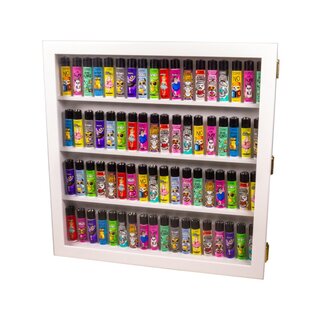 Clipper Vitrine - leer 72er Weiss 42x42cm (1 Stk)